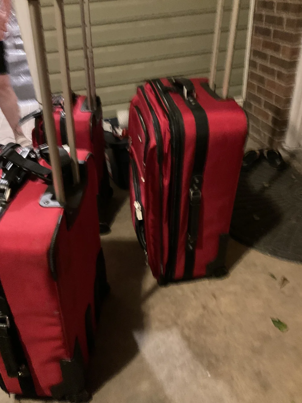 Red Carry-On Luggage - Classic Travel Bags